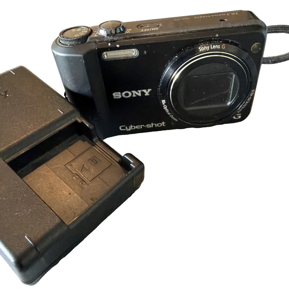 Digital Camera, Sony, Black, Cyber-shot DSC-H70 16.1MP 10x G Lens